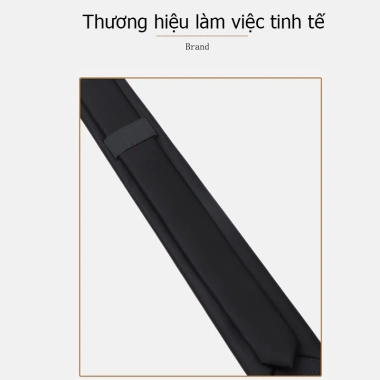 Cà vạt tự thắt nam 6cm đen đỏ xám xanh bản nhỏ sọc Hàn Quốc giá 129.999₫ 8