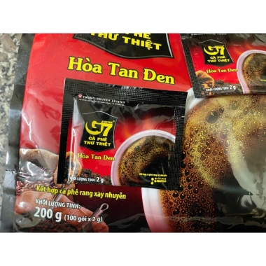 Cafe Đen G7 Hòa Tan Không Đường Không Sữa Bịch 100g 2g - Trung Nguyên 228.000₫ 4