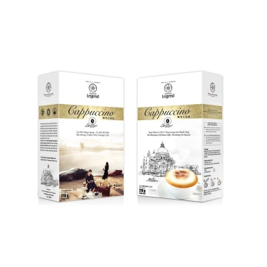 Cafe G7 Capuchino 2 vị 18g*12 gói - Hương vị thơm ngon, giảm giá 79.900đ
