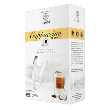 Cafe G7 Capuchino 2 vị 18g*12 gói - Hương vị thơm ngon, giảm giá 79.900đ