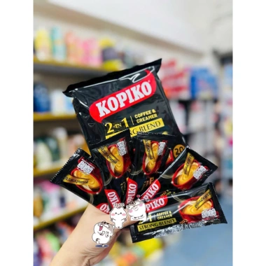 Cafe Hoà Tan Black Kopiko 2in1 - Cà Phê Đen Hàng Thái Lan 20 Gói Nhỏ 200g 102.000 VND