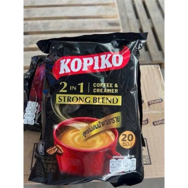 Cafe Hoà Tan Black Kopiko 2in1 - Cà Phê Đen Hàng Thái Lan 20 Gói Nhỏ 200g 102.000 VND
