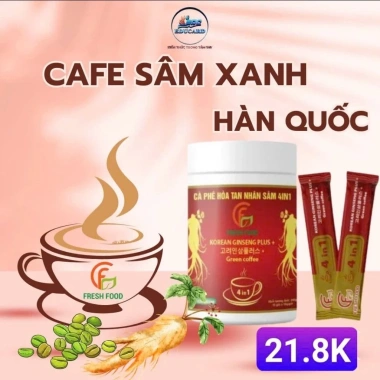 Cafe Hòa Tan Nhân Sâm 4in1 - Tăng sức đề kháng, giảm mệt mỏi, giá ưu đãi 328.000đ