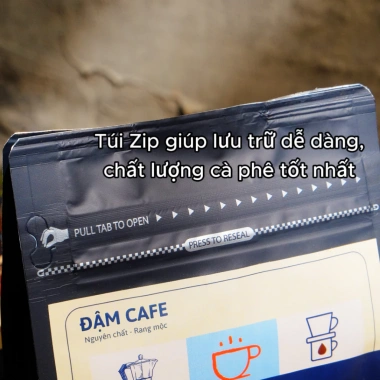 Café rang mộc Đắk Lắk 50% Robusta 50% Arabica - Đậm vị Navy, giá 119.000₫ 3
