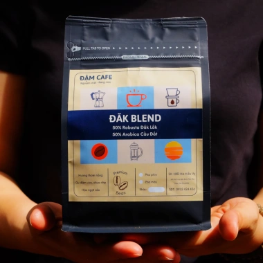 Café rang mộc Đắk Lắk 50% Robusta 50% Arabica - Đậm vị Navy, giá 119.000₫ 7