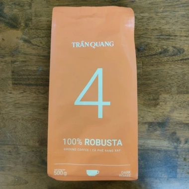 Cafe rang xay Trần Quang số 4 500g - Hương vị đậm đà, giảm còn 148k 4 Cafe rang xay Trần Quang số 4 500g - Hương vị đậm đà, giảm còn 148k 4