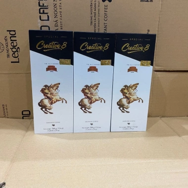 Cafe Rang Xay Trung Nguyên Sáng Tạo 8 - Hộp 250g/500g, Giá ưu đãi 312.000₫, hương vị đậm đà, giảm giá 5