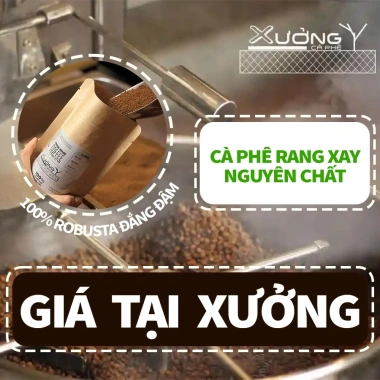 Cafe tươi 100% Robusta Rang Xay Nguyên Chất Đắng Đậm - Xưởng Cà Phê - Giá ưu đãi 95.000₫