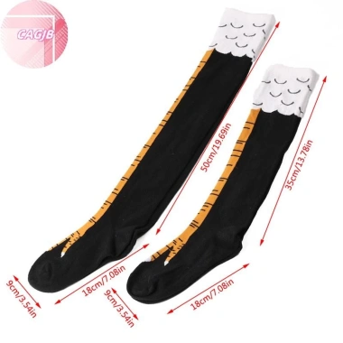 Cagjb 1 Đôi Chân Gà Tất Đùi Vớ Cao Đầu Gối Dài - Giá chỉ 55.188₫, giảm 13.797₫