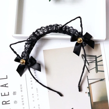 Cài tai mèo bông chuông đáng yêu, bờm băng đô gấu cá tính – phụ kiện cosplay BIKI HOUSE T602 giảm còn 29.900₫