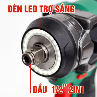 Cải tiến Thân máy siết bulong WORKFIX WF-IW470N 470Nm - Máy siết xe máy, ô tô, giá 594.000 VND