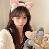 Cài tóc băng đô bờm lông cute - Phụ kiện tóc ngộ nghĩnh, giá chỉ 18.900đ 4