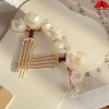 Cài tóc kẹp hoa mộc lan trắng cổ điển chất liệu cao cấp Hanfu Trung Hoa - Giá 75.000₫ 4