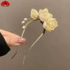 Cài tóc kẹp hoa mộc lan trắng cổ điển chất liệu cao cấp Hanfu Trung Hoa - Giá 75.000₫ 9