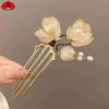 Cài tóc kẹp hoa mộc lan trắng cổ điển chất liệu cao cấp Hanfu Trung Hoa - Giá 75.000₫ 10
