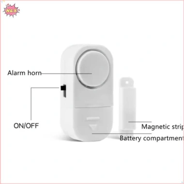 Cảm biến báo động trộm N & X không dây, điều khiển từ tính, chống trộm, máy dò mở