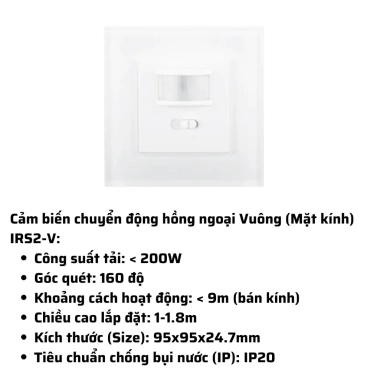 Cảm Biến Chuyển Động Gắn Nổi & Âm MPE - Độ Nhạy Cao, Lắp Đặt Nhanh, Tiết Kiệm Năng Lượng, 206.000₫ 7