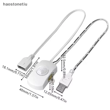 Cảm biến chuyển động NS USB PIR 5A 5‑24V Thân hồng – Ngoại thông minh cho đèn LED dải, tự động bật tắt, giá ưu đãi 126.720₫