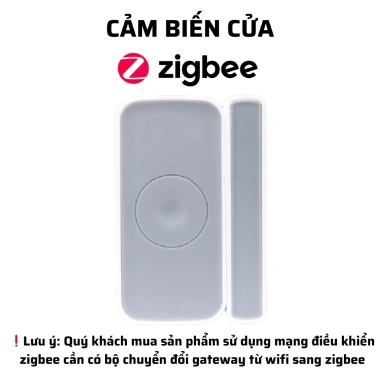 Cảm biến cửa WiFi Zigbee MPE - Phát hiện mở/đóng, điều khiển điện thoại, giá ưu đãi 547k