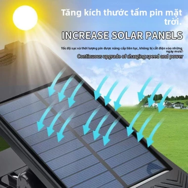 Cảm biến năng lượng mặt trời - Đèn tường chống nước, trong nhà và ngoài trời, kèm hàng rào, đèn sân vườn, giá ưu đãi 164k