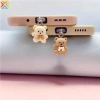 Cắm Bụi Đa Năng cho iPhone và Samsung Type-C Giao Diện Gấu Dễ Thương Giá Ưu Đãi 28.390 VND