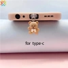 Cắm Bụi Đa Năng cho iPhone và Samsung Type-C Giao Diện Gấu Dễ Thương Giá Ưu Đãi 28.390 VND 4