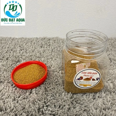 Cám cá ARTEMIA cam rán trùng huyết siêu đạm, tảo xoắn sấy khô 50-100g giàu dinh dưỡng TOP 1 thức ăn cho cá con 7