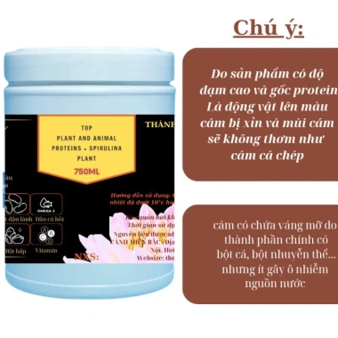 Cám cá lóc cảnh 45% protein gốc động vật - American Feed tăng size, nổi màu, giá 62.000 VND 2