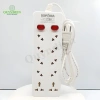 Cắm Chéo 10 Cửa 2.200W Siêu Bền Chống Cháy Chịu Nhiệt Nút Nguồn - Linh Kiện Quỳnh Diễn 2