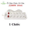 Cắm Chéo 10 Cửa 2.200W Siêu Bền Chống Cháy Chịu Nhiệt Nút Nguồn - Linh Kiện Quỳnh Diễn 9