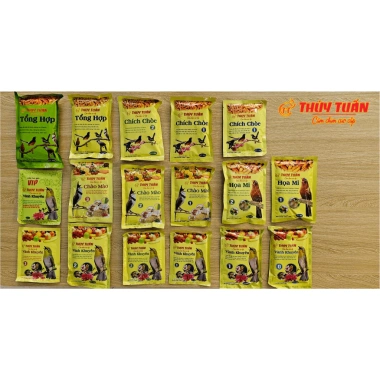 Cám chim Tổng hợp Thúy Tuấn cao cấp 200-400g - Giá chỉ 20.000 VND, dinh dưỡng tối ưu cho chim