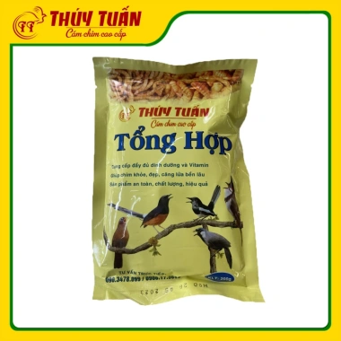 Cám chim Tổng hợp Thúy Tuấn cao cấp 200-400g - Giá chỉ 20.000 VND, dinh dưỡng tối ưu cho chim