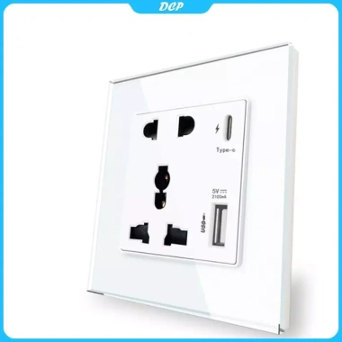 Cắm điện tường quốc tế 13A UK loại C, USB 2.100mA - Giá giảm 70.800đ 2 Cắm điện tường quốc tế 13A UK loại C, USB 2.100mA - Giá giảm 70.800đ 2