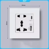 Cắm điện tường quốc tế 13A UK loại C, USB 2.100mA - Giá giảm 70.800đ 8
