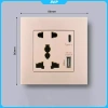 Cắm điện tường quốc tế 13A UK loại C, USB 2.100mA - Giá giảm 70.800đ 9