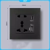 Cắm điện tường quốc tế 13A UK loại C, USB 2.100mA - Giá giảm 70.800đ 10