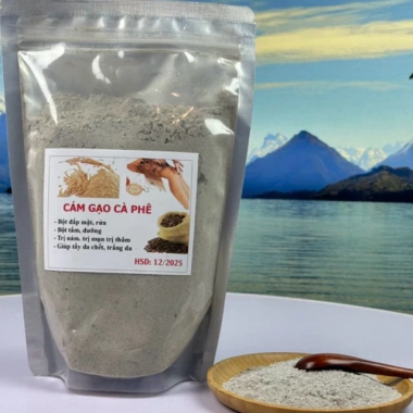 Cám Gạo Cà Phê Nguyên Chất 500g Handmade - Mỹ Phẩm Tự Nhiên Giá Ưu Đãi 37,500₫