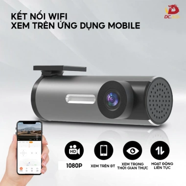 Cam hành trình 1.080P siêu nét cho xe ô tô - Kết nối app, ưu đãi 675k 4