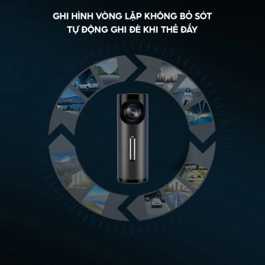 Cam hành trình 1.080P siêu nét cho xe ô tô - Kết nối app, ưu đãi 675k 7