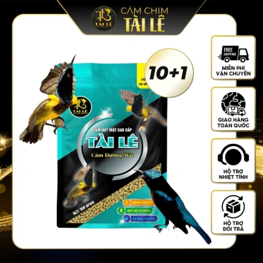 Cám Hút Mật Dưỡng Tài Lê Combo 10 Gói Xanh - Năng Lượng Tự Nhiên Cho Chim, Giá ưu đãi 205.000 VND