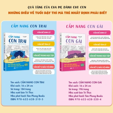 Cẩm Nang Con Trai & Con Gái - Sách Gối Đầu Giường Tuổi Dậy Thì, Giá 121.600₫ 2