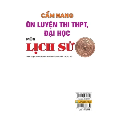 Cẩm Nang Ôn Luyện Lịch Sử THPT - Đại Học, Chương Trình Mới, Giá Ưu Đãi 151k - ndbooks