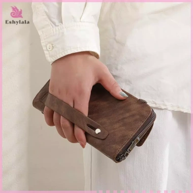Cầm Tay Dài Dây Kéo Đa Ngăn Ví Đựng Tiền Xu, Thẻ, Điện Thoại - Quà Tặng Mới Giá Rẻ