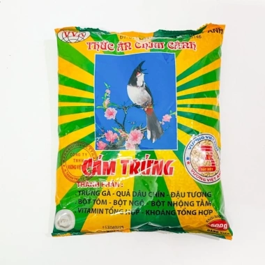 Cám trứng tổng hợp Vương Việt Anh – Gói đỏ/xanh, dinh dưỡng cao cấp cho chim cảnh khỏe, hót hay, lông đẹp – 17.000 VND
