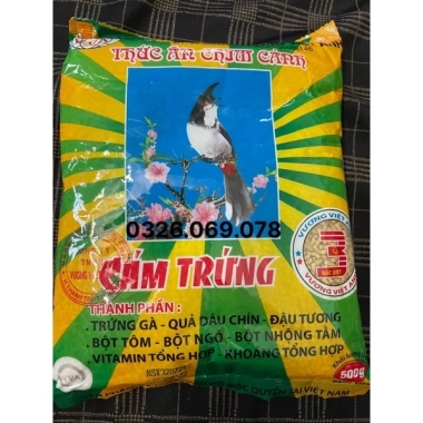 Cám trứng Vương Việt Anh gói xanh cao cấp 500g - Dinh dưỡng tối ưu cho gà, chỉ 17.000đ