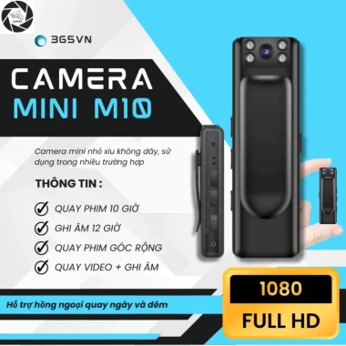 Camera 1.080 Full HD Mini Cầm Tay Bỏ Túi, Góc Rộng, Giá 169.000 - Giảm 20%