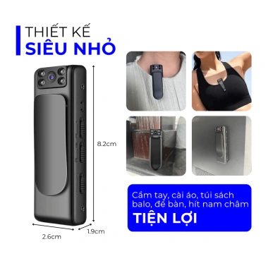 Camera 1.080 Full HD Mini Cầm Tay Bỏ Túi, Góc Rộng, Giá 169.000 - Giảm 20% 5