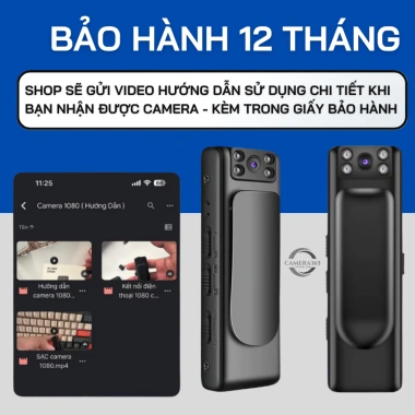 Camera 1.080 Full HD Mini Cầm Tay Bỏ Túi, Góc Rộng, Giá 169.000 - Giảm 20% 9
