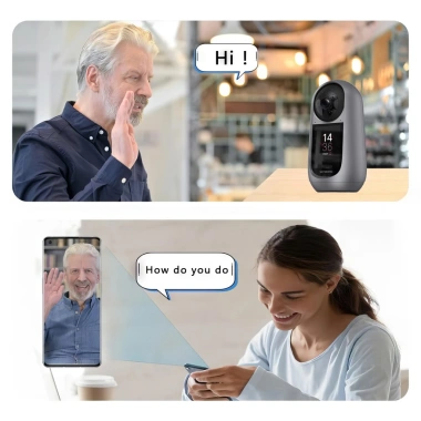 Camera 360° Wifi SKYWORTH AI Home 5MP – Màn Hình Thông Minh, Đàm Thoại 2 Chiều, Báo Cháy & Ngã, Giá 3 Triệu
