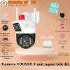 Camera 4G Yoosee 2 mắt xoay 360, 2 màn hình, xem đêm màu, đàm thoại 2 chiều - Giá ưu đãi 572.750₫
